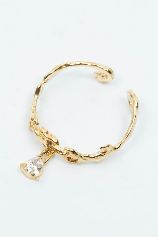 Teardrop Rococo Ring Gold