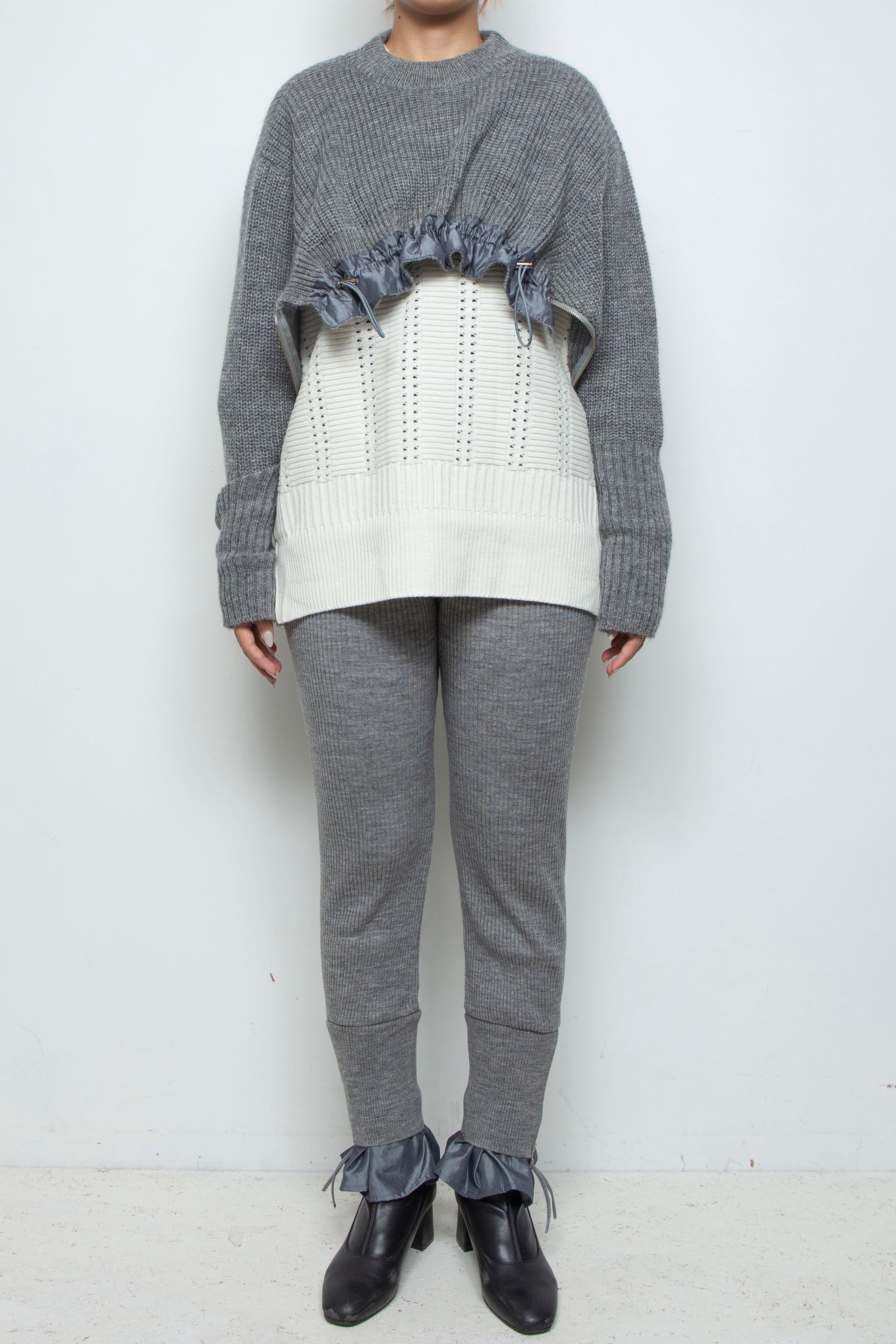 250201 KNIT GRAY／CHERIE（シェリー）／ウィメンズブランド 通販