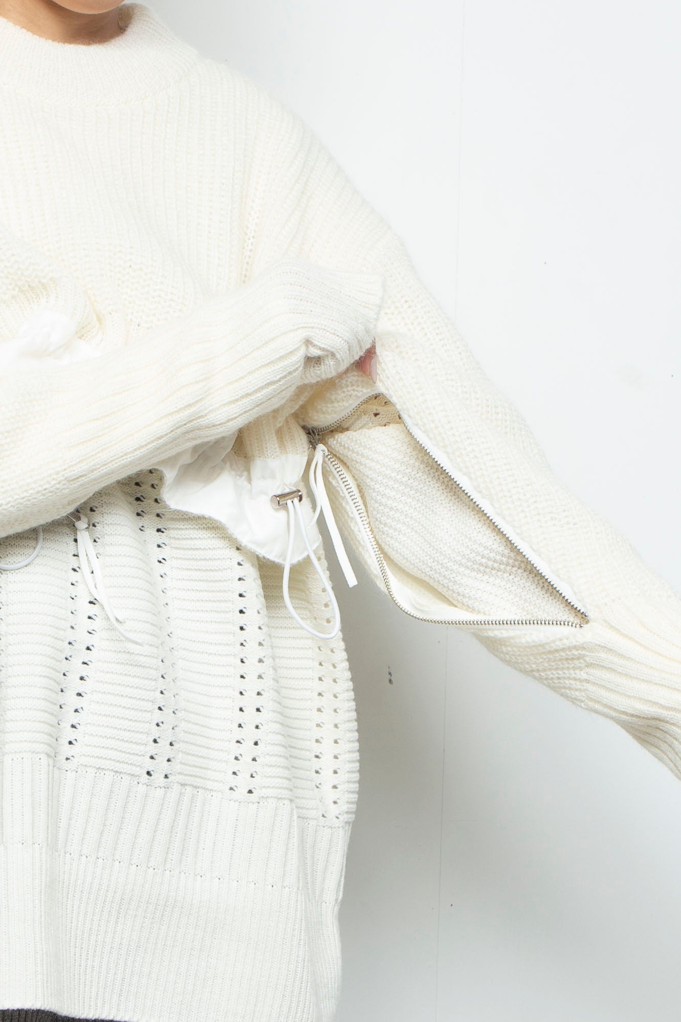 250201 KNIT WHITE／CHERIE（シェリー）／ウィメンズブランド 通販