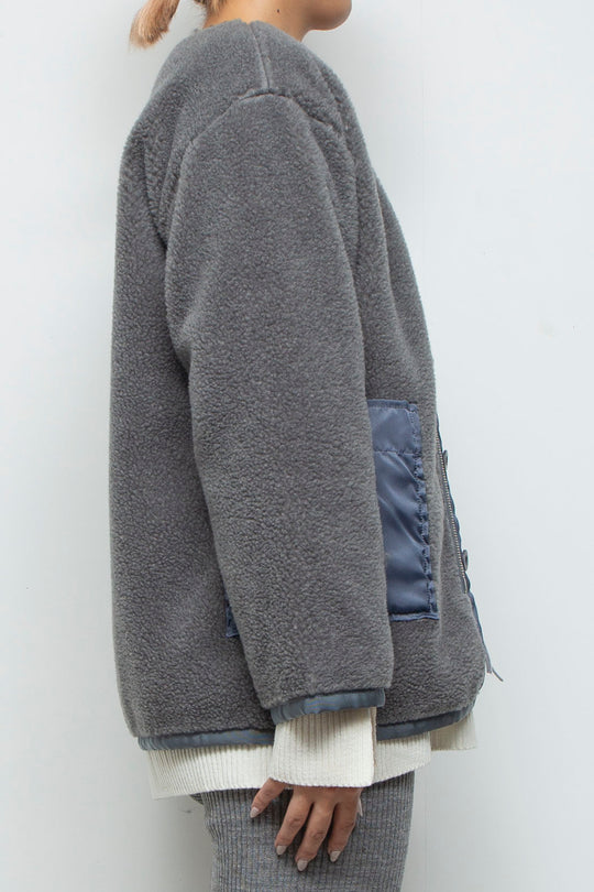 250210 JACKET GRAY