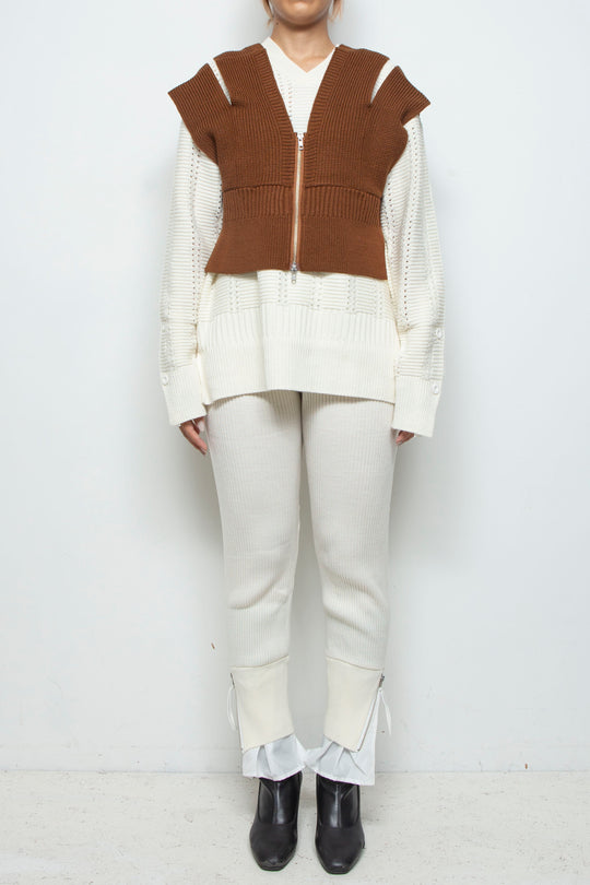 250202 VEST BROWN