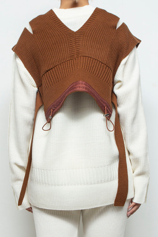 250202 VEST BROWN