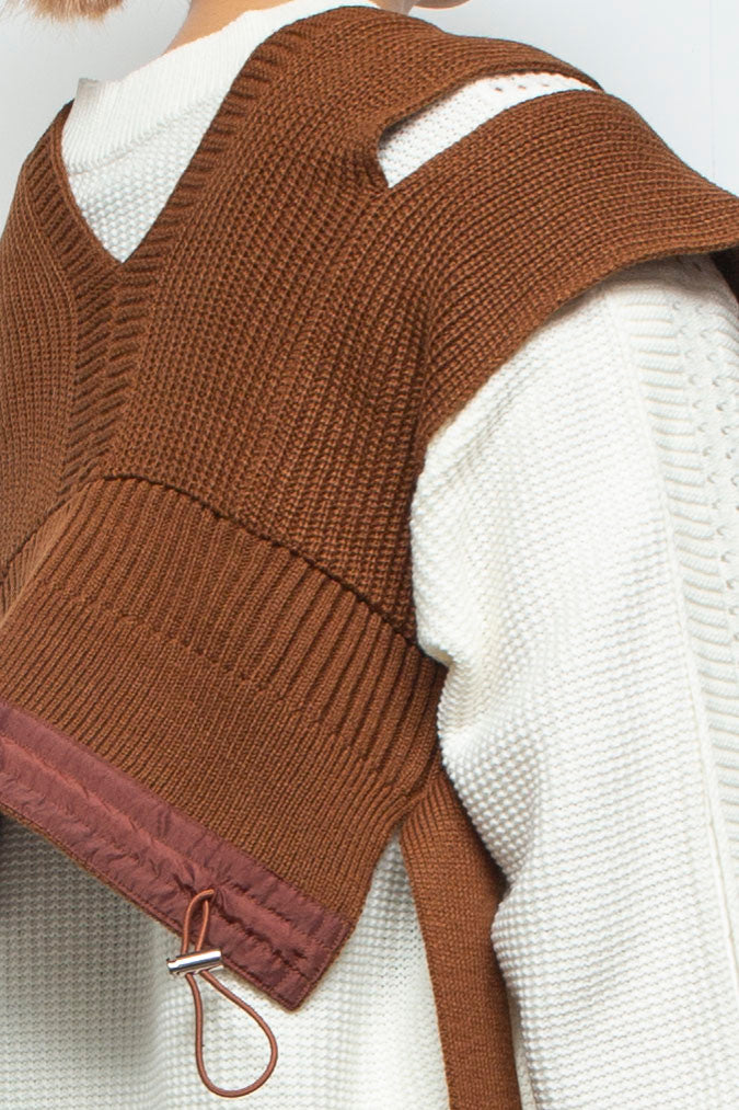 250202 VEST BROWN