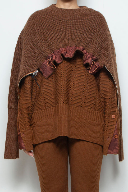 250201 KNIT BROWN
