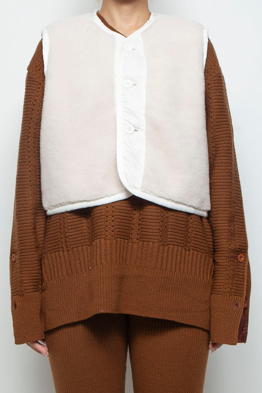 250209 VEST WHITE