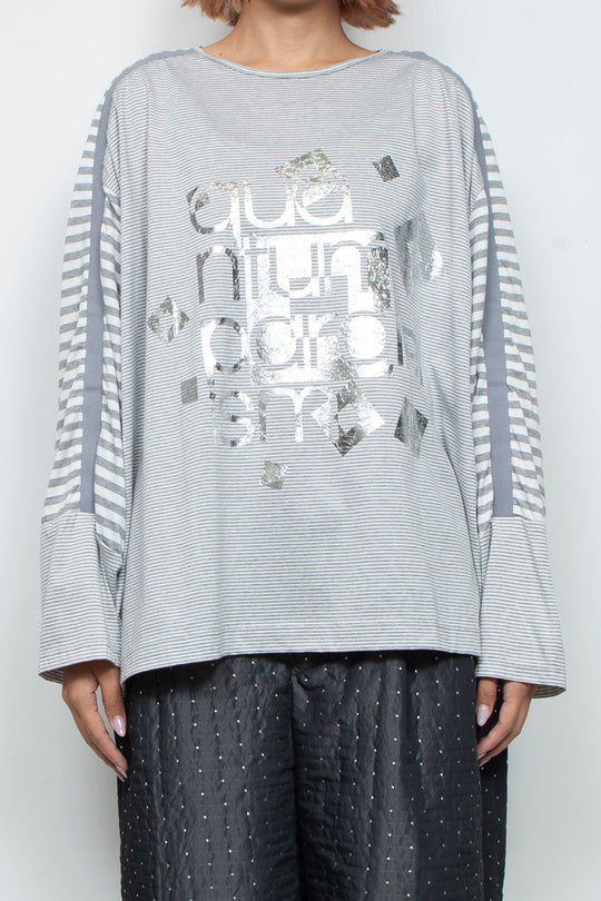 Parallelist Long Sleeve (CH Grey/Snow)