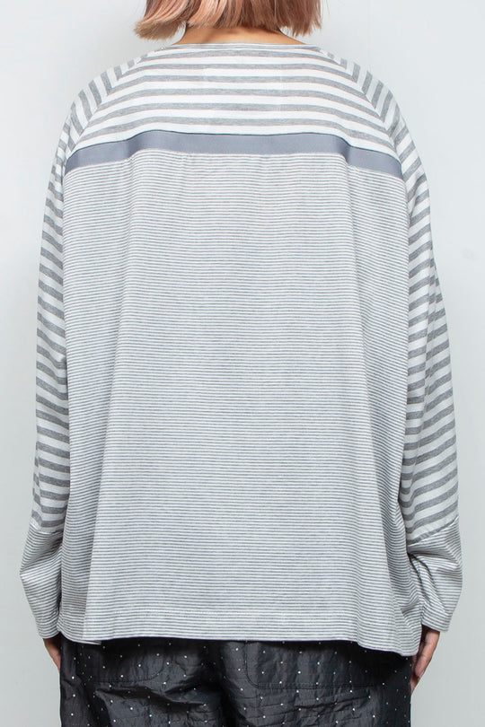 Parallelist Long Sleeve (CH Grey/Snow)