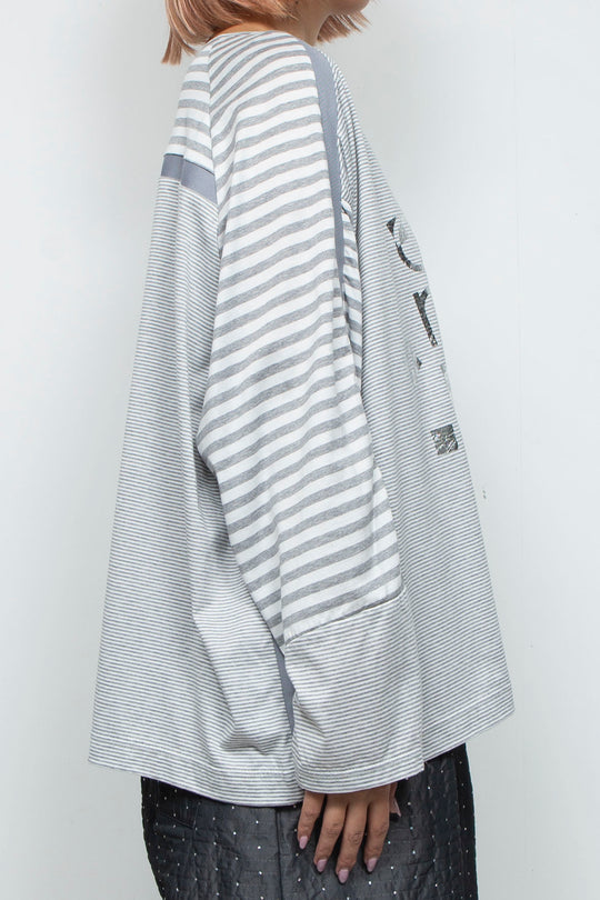 Parallelist Long Sleeve (CH Grey/Snow)