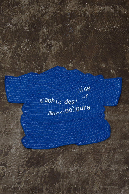 Nugippanasi T-shirt rug Blue