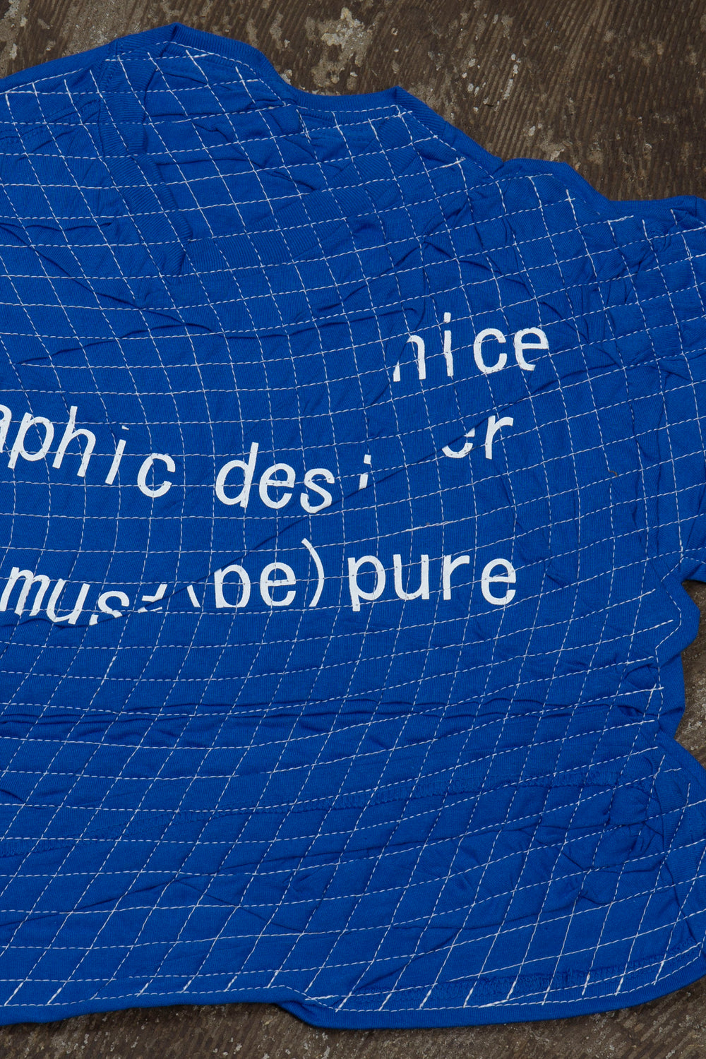 Nugippanasi T-shirt rug Blue