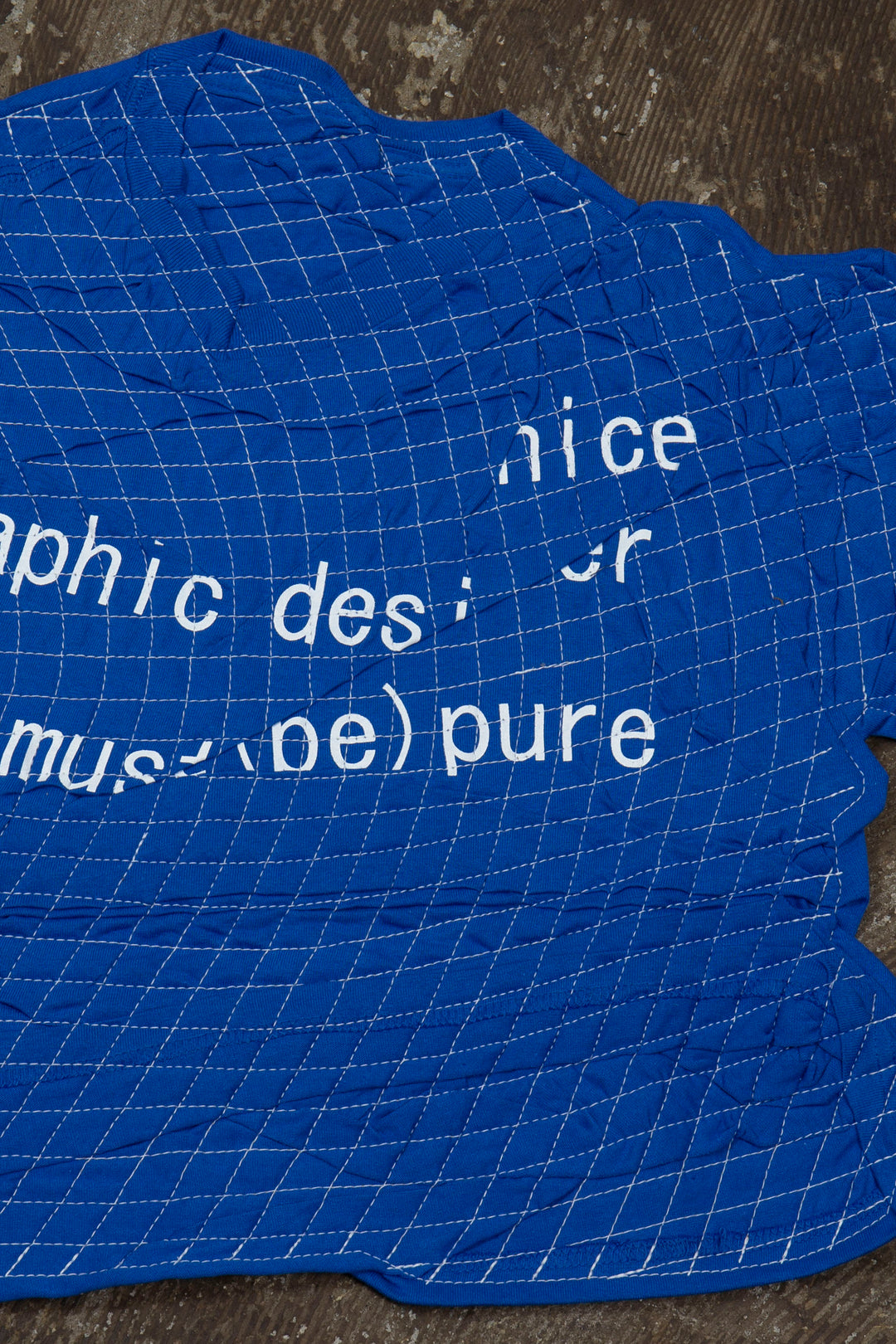 Nugippanasi T-shirt rug Blue