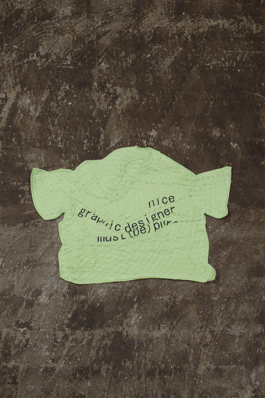 Nugippanasi T-shirt rug Light Green