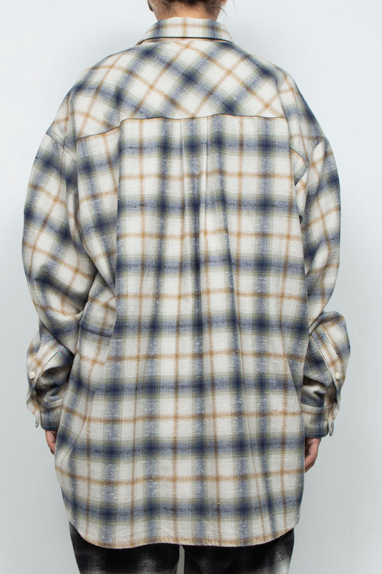 Mimic Shirred Shirt Natural