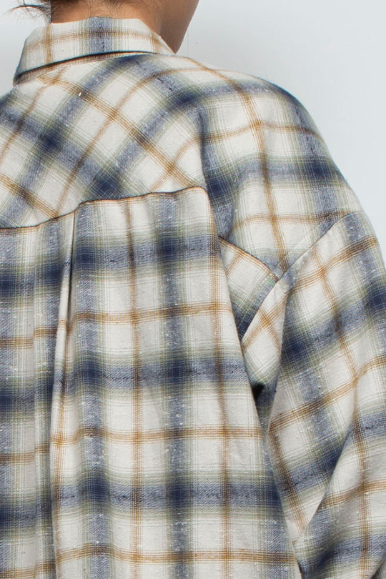 Mimic Shirred Shirt Natural