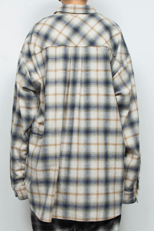 Mimic Shirred Shirt Natural