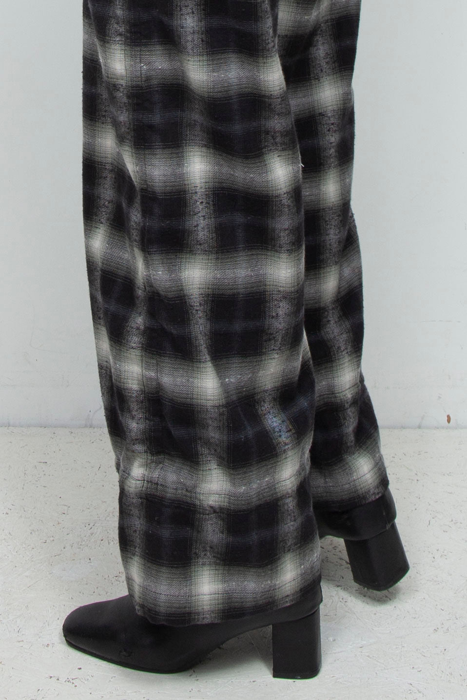 Mimic Shirred Pants Black