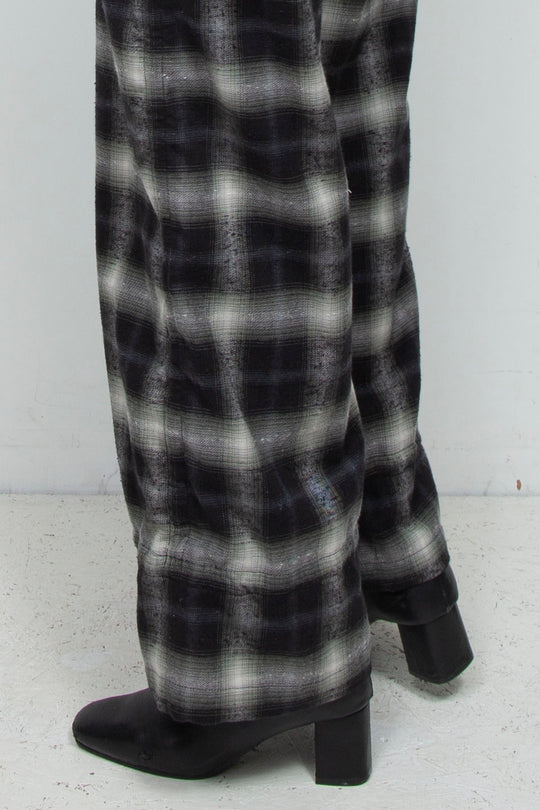 Mimic Shirred Pants Black