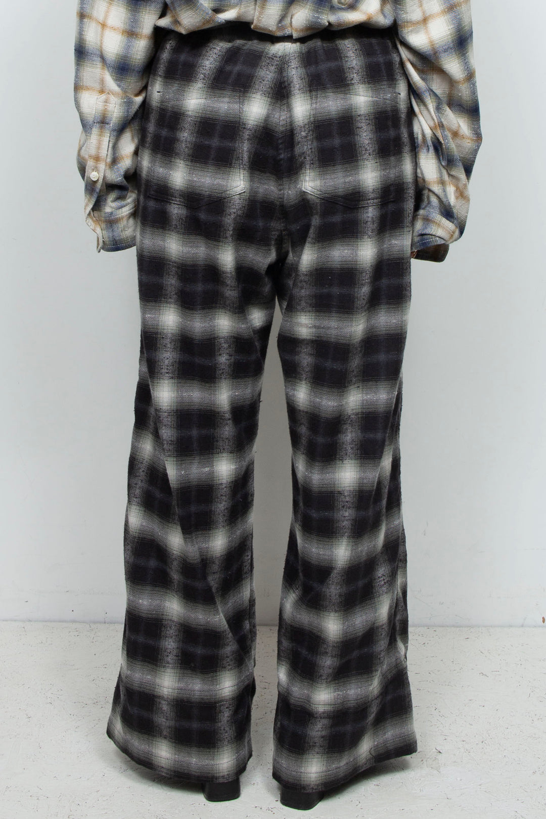 Mimic Shirred Pants Black