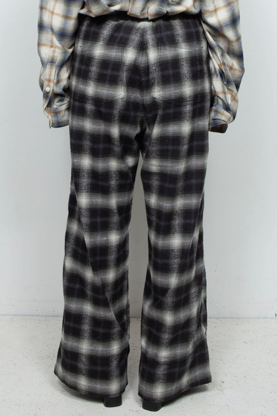 Mimic Shirred Pants Black