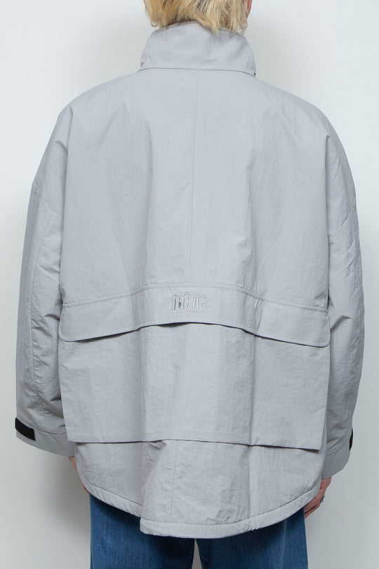 FRONT RIBBON JACKET LIGHT GRAY