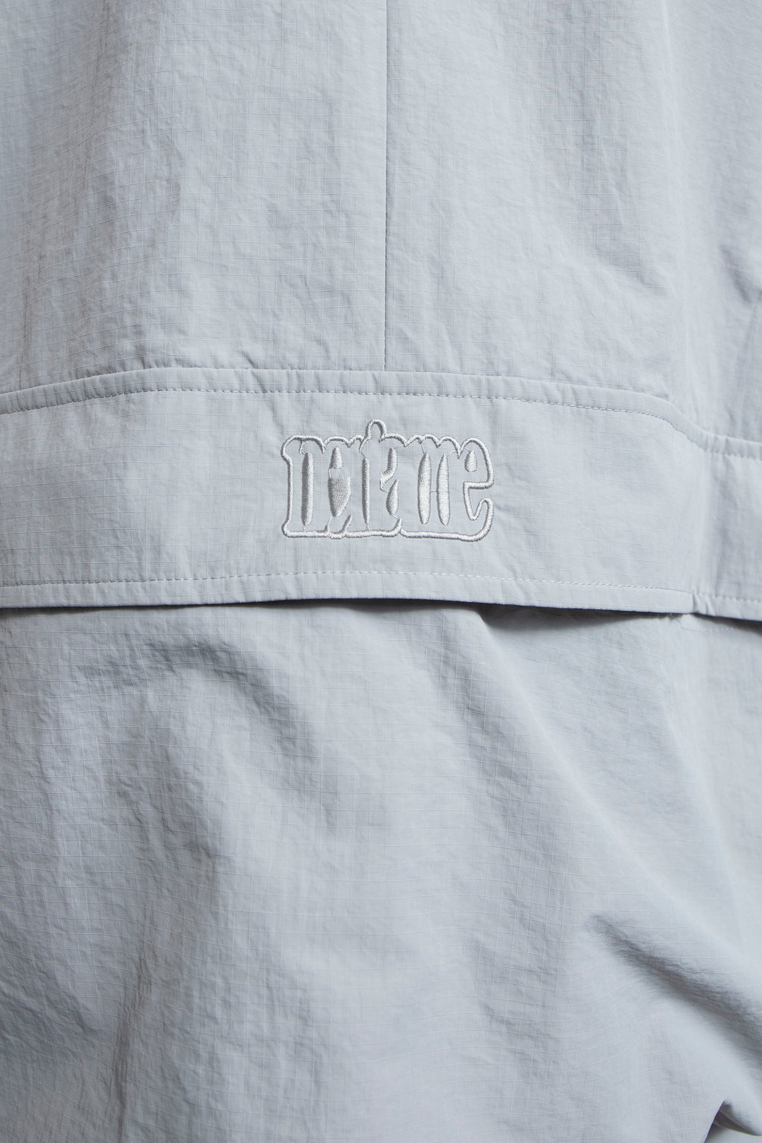 FRONT RIBBON JACKET LIGHT GRAY