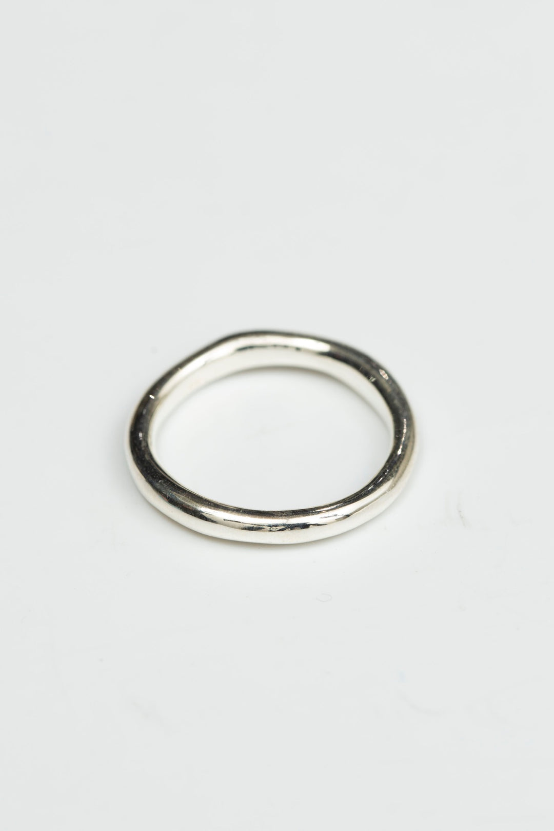 hoop ring silver