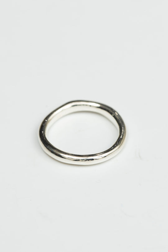 hoop ring silver