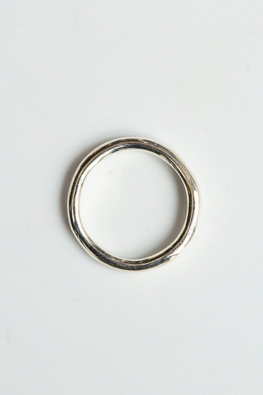 hoop ring silver