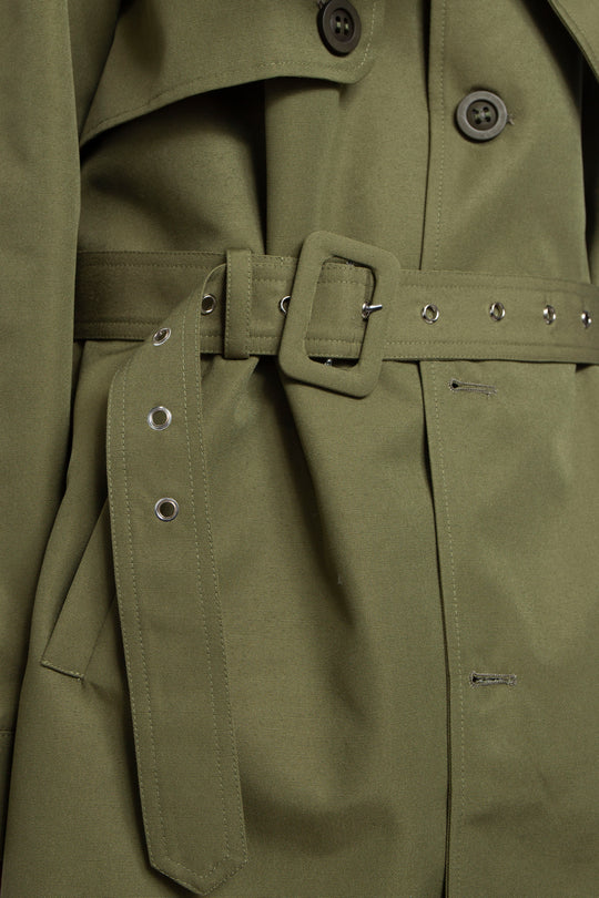 Big bow tie silhouette windbreaker jacket