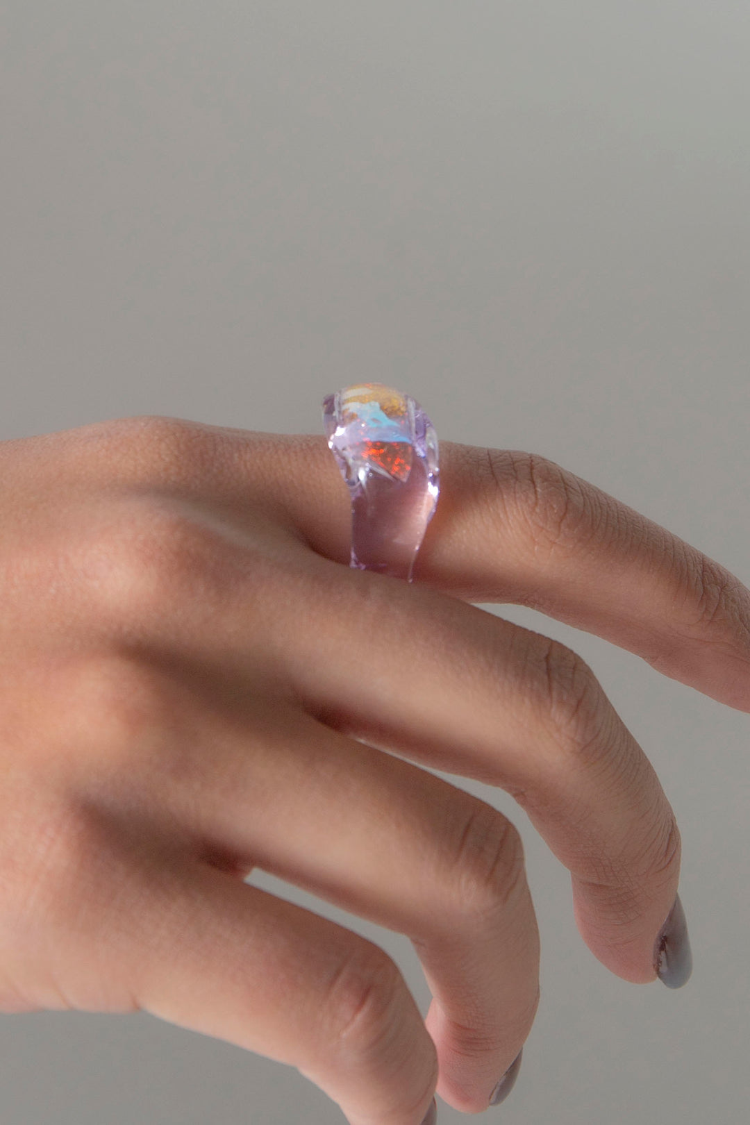 color aurora ring purple