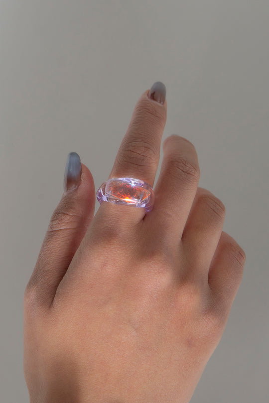 color aurora ring purple