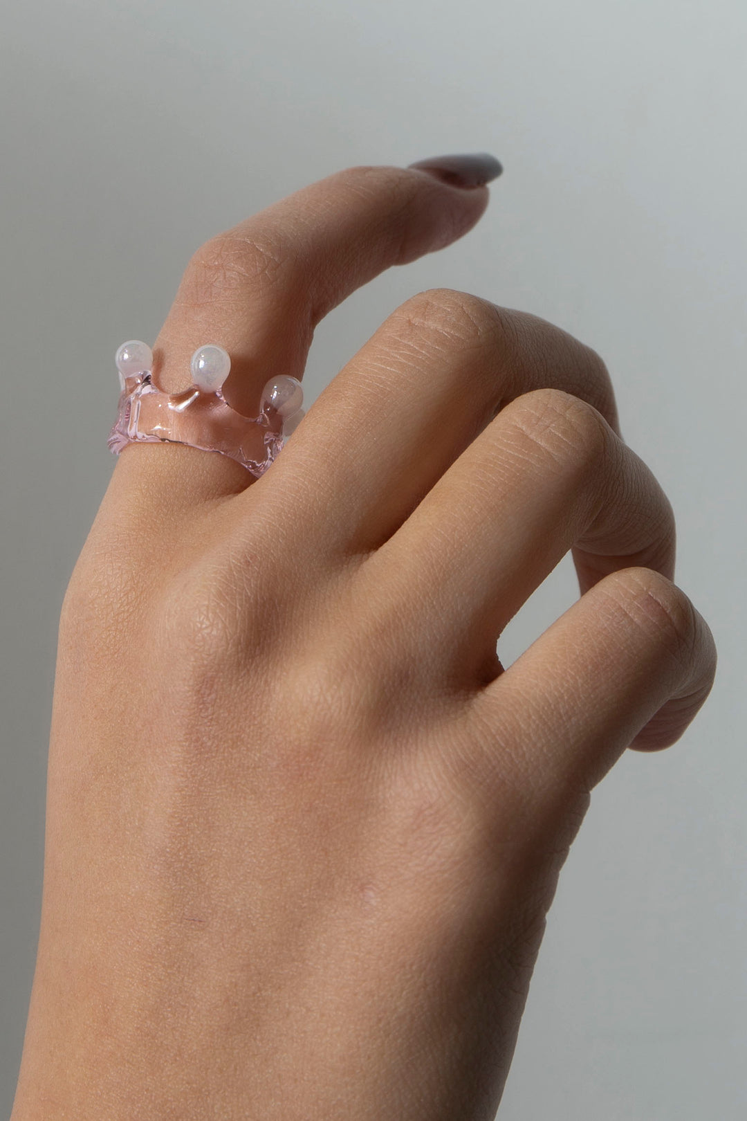 pink parl water ring