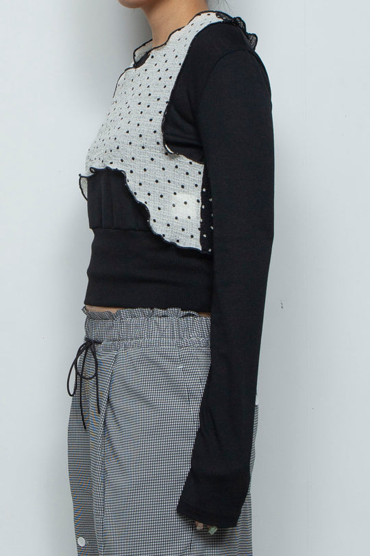 2way Bicolor Tank Top White/Black