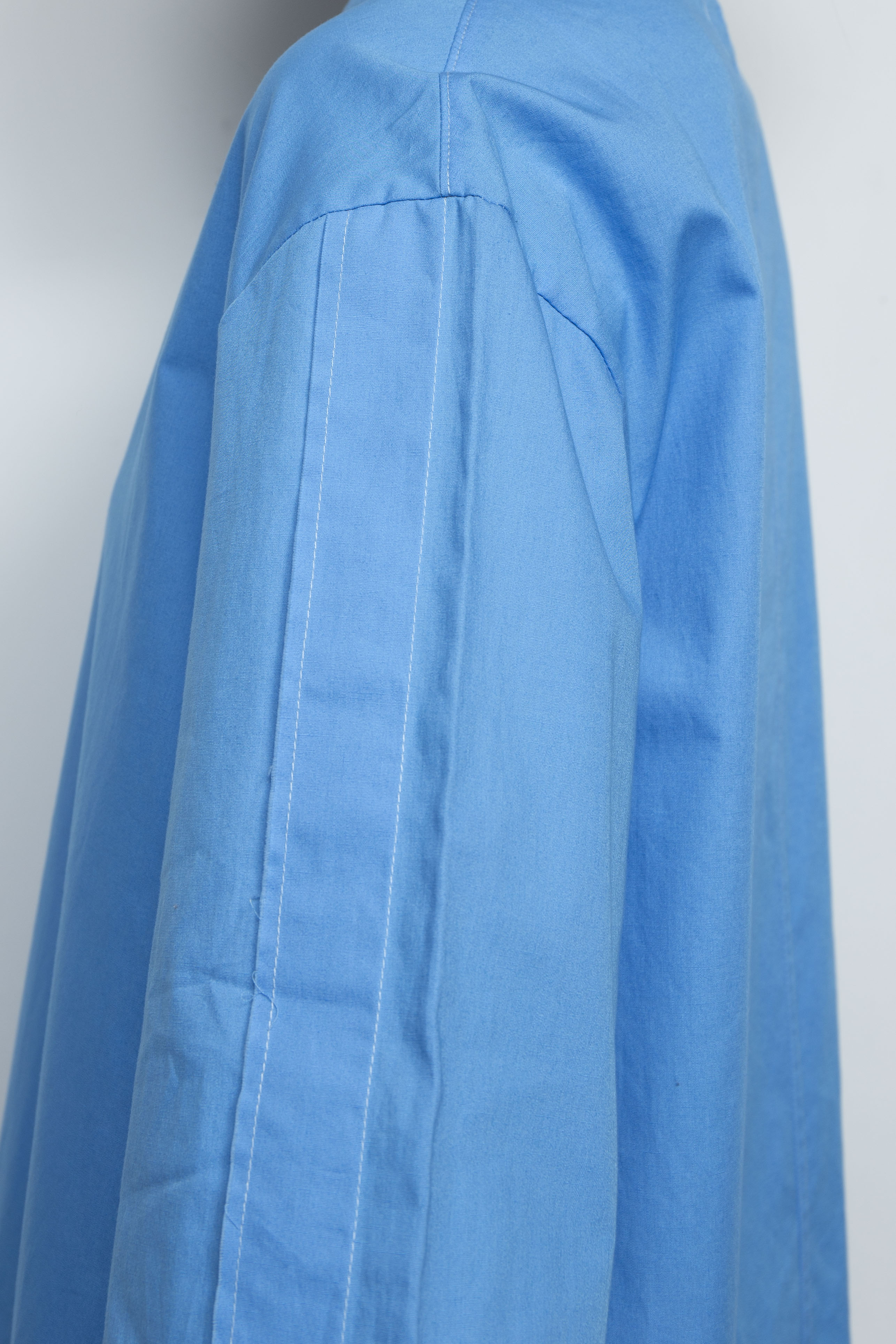 Wing High Slit Long Shirt Blue / raiMu（ライム）通販・店舗 渋谷