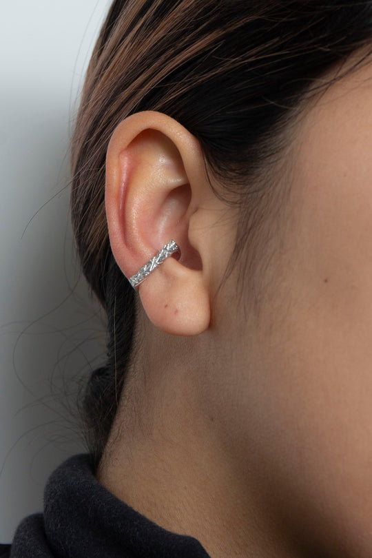 ギザギザイヤーカフ シルバー