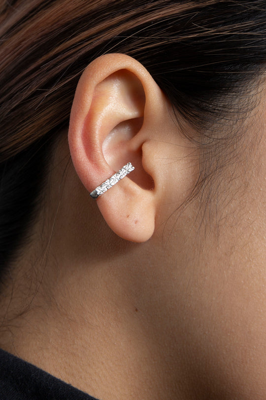 ギザギザイヤーカフ シルバー