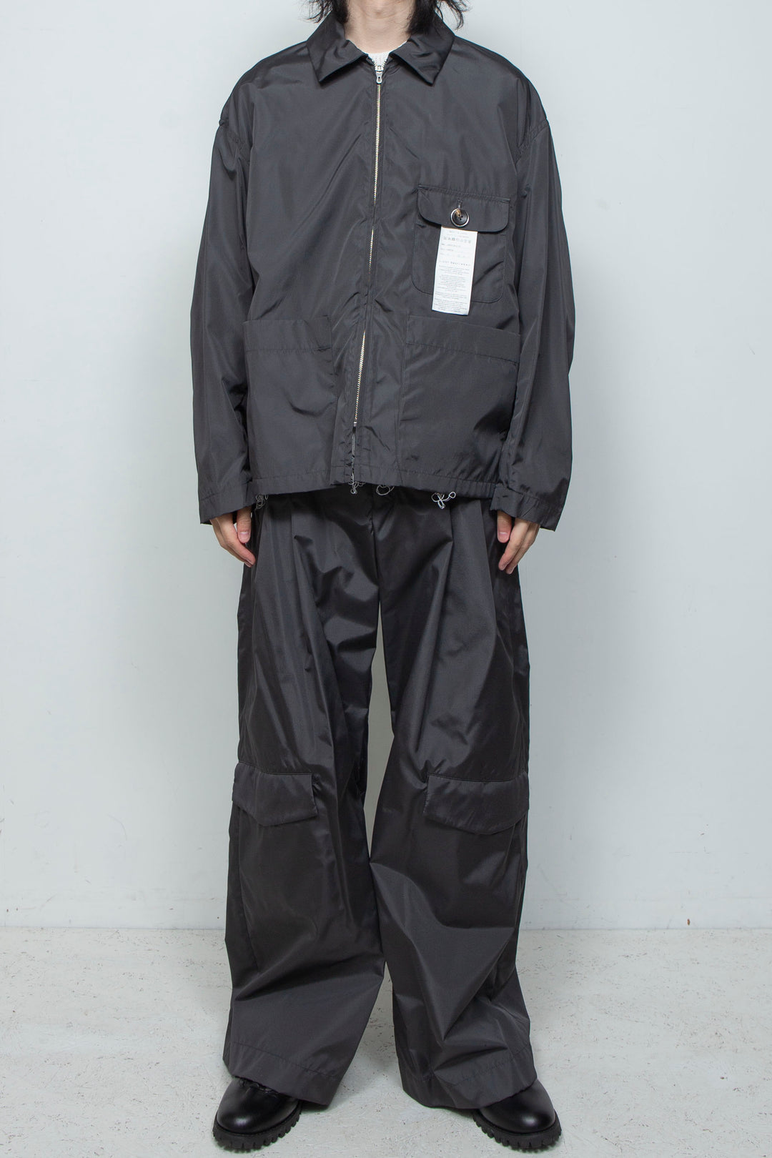 TRUSSAIR®︎ TWILL ジップフライカバーオール CHARCOAL