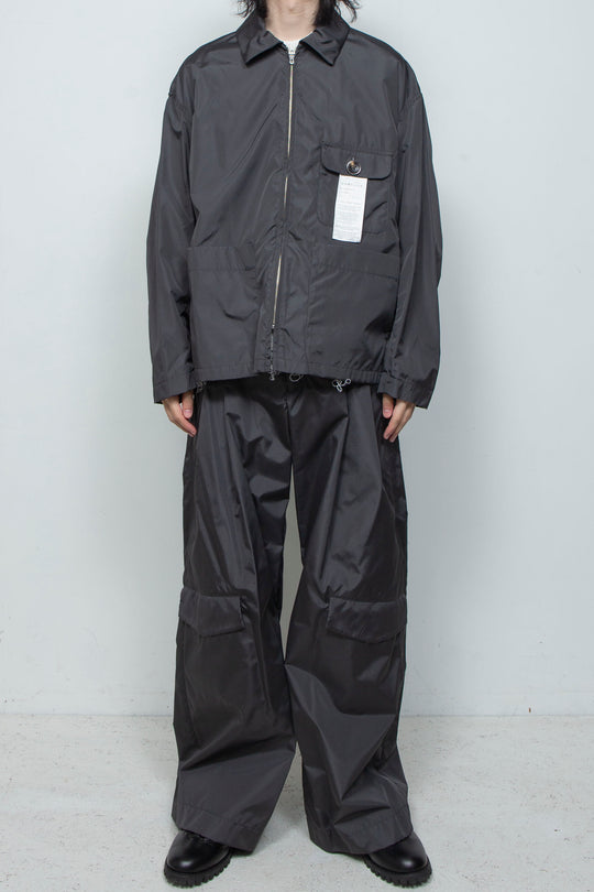 TRUSSAIR®︎ TWILL ジップフライカバーオール CHARCOAL