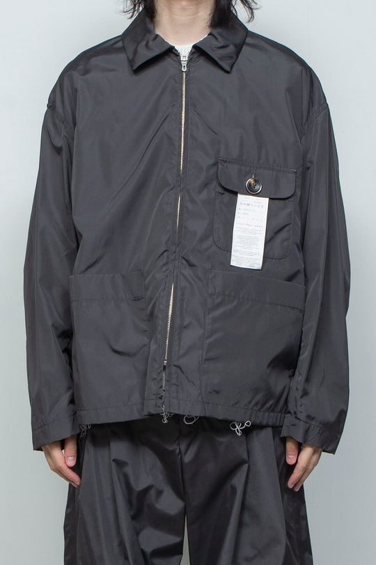 TRUSSAIR®︎ TWILL ジップフライカバーオール CHARCOAL