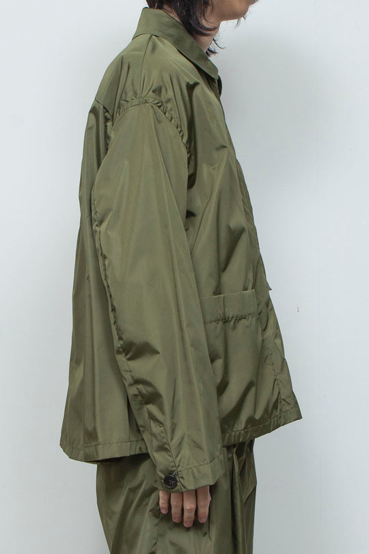 TRUSSAIR®︎ TWILL ジップフライカバーオール MILITARY GREEN