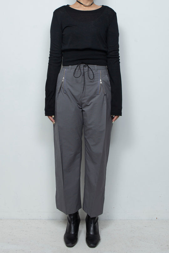260107 PANTS GRAY