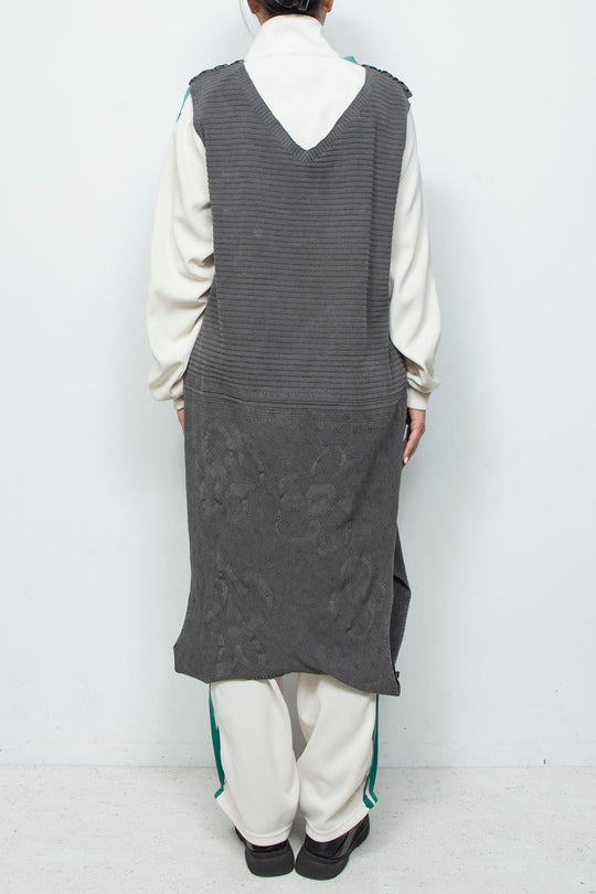 SEAMLESS TRANSFORMABLE DRESS/VEST Gray