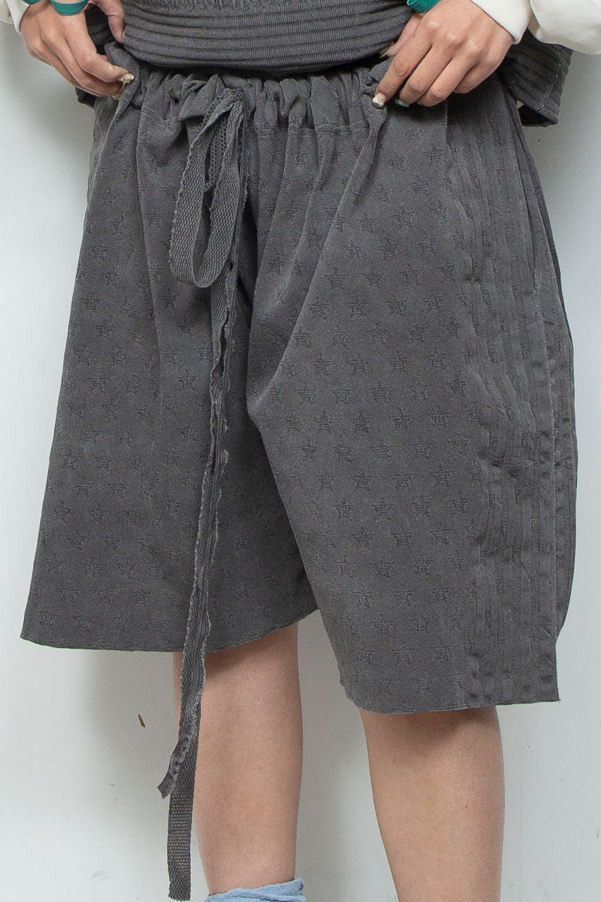 RELAXED SEAMLESS SHORTS Gray