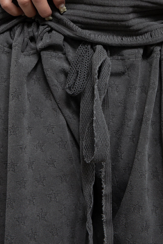 RELAXED SEAMLESS SHORTS Gray