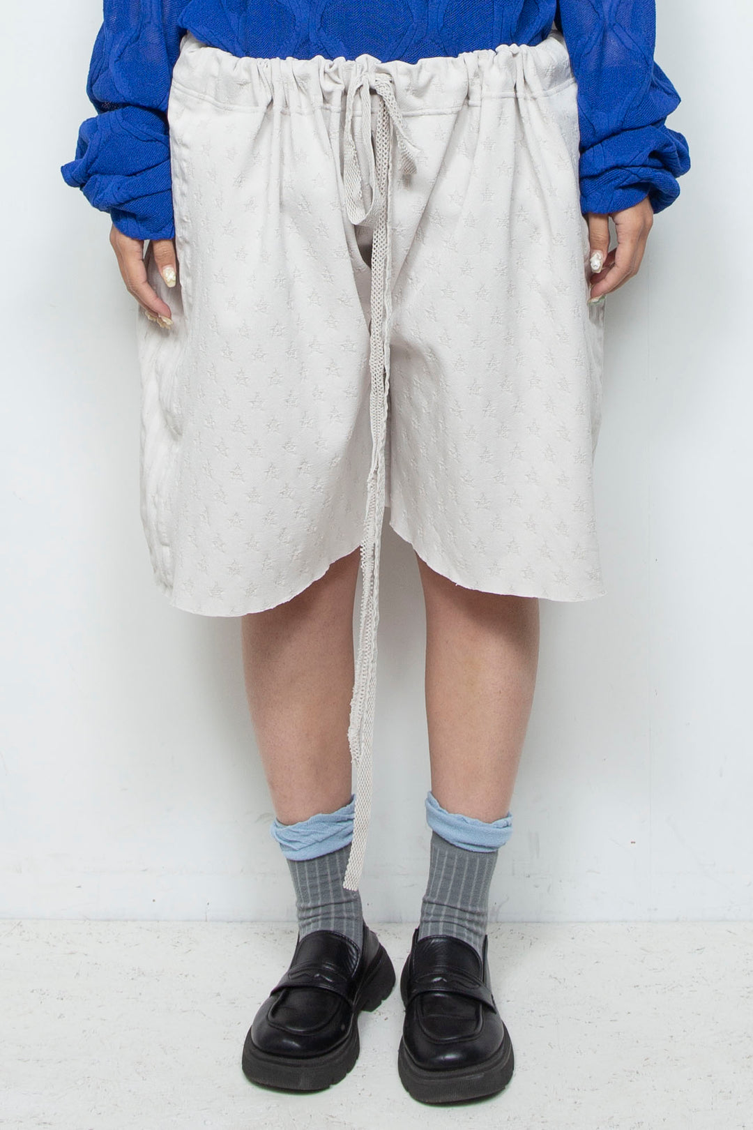 RELAXED SEAMLESS SHORTS White