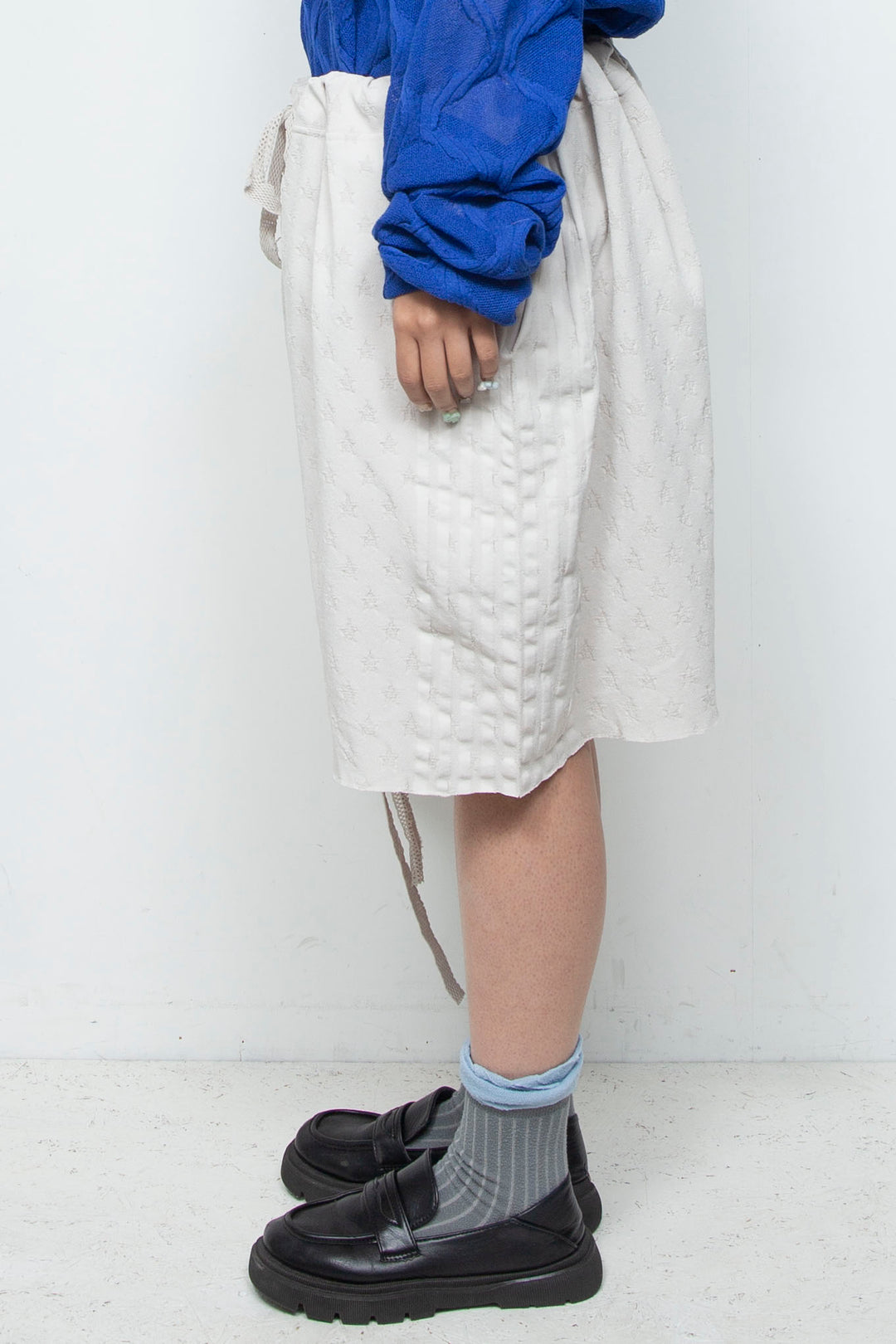 RELAXED SEAMLESS SHORTS White