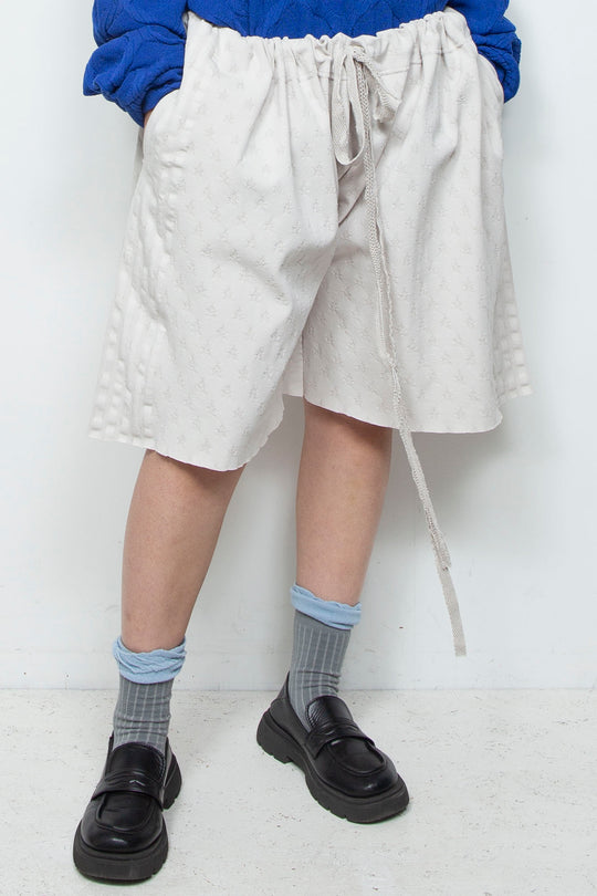 RELAXED SEAMLESS SHORTS White