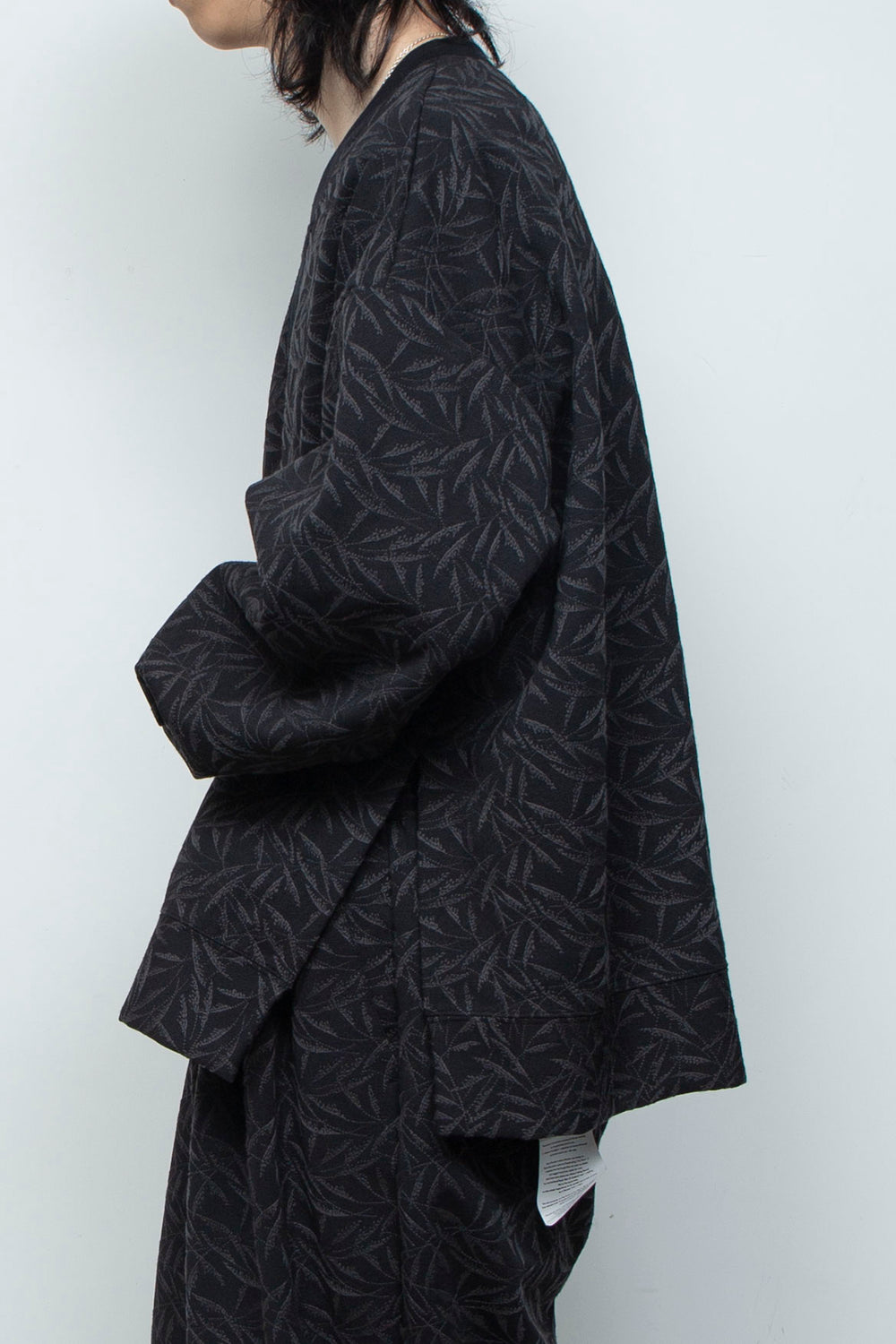 フルエンブロイダリージャージープルオーバー BLACK