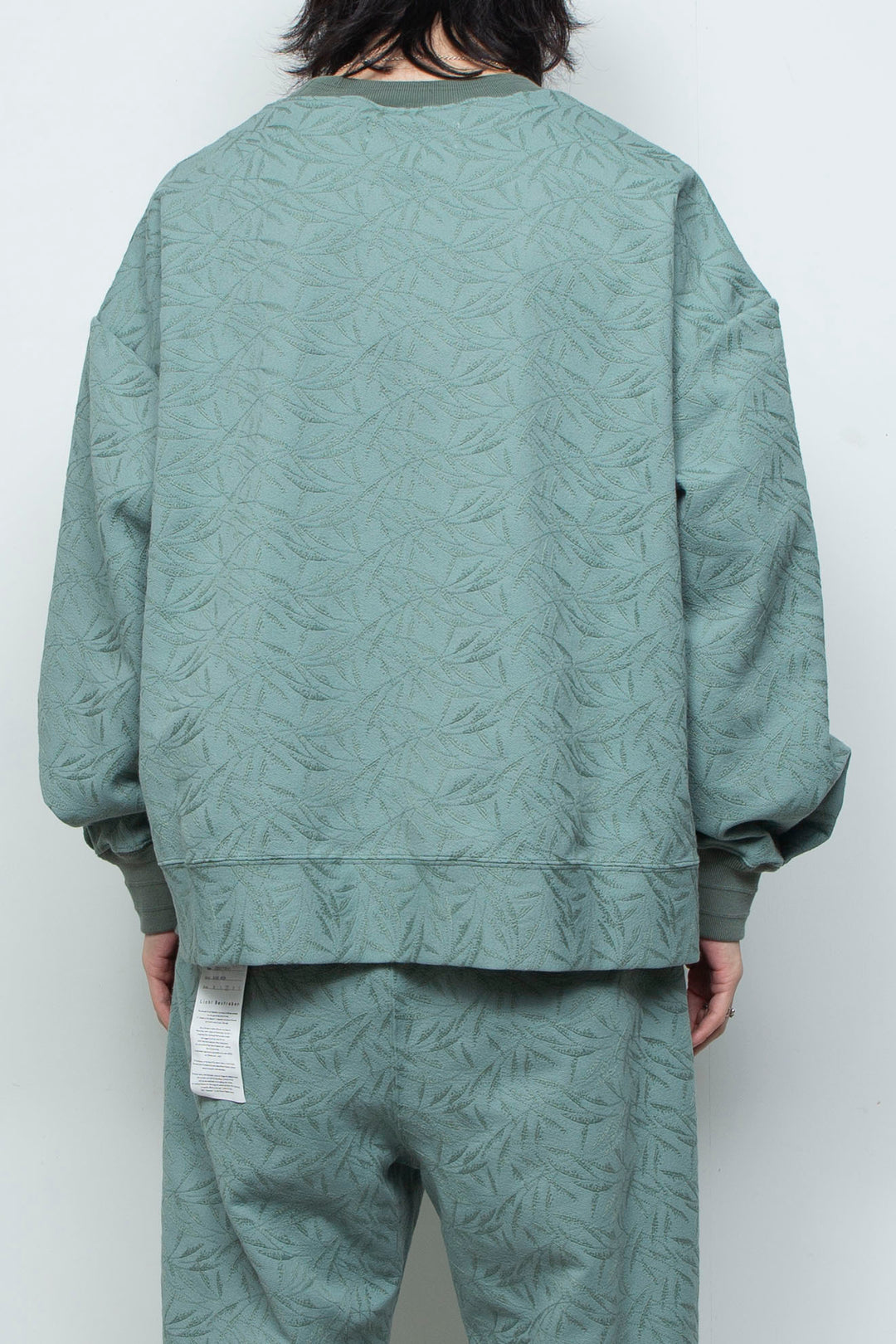 フルエンブロイダリージャージープルオーバー GLASS GREEN