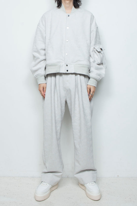 フルエンブロイダリージャージーイージーパンツ ICE GRAY